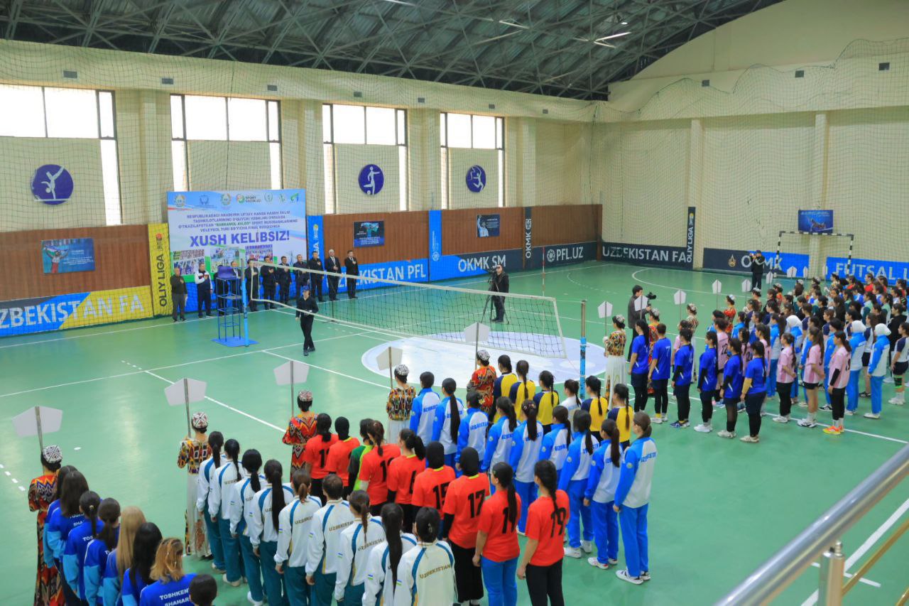 Voleybol bo‘yicha qizlar o‘rtasida respublika final bosqichi boshlandi