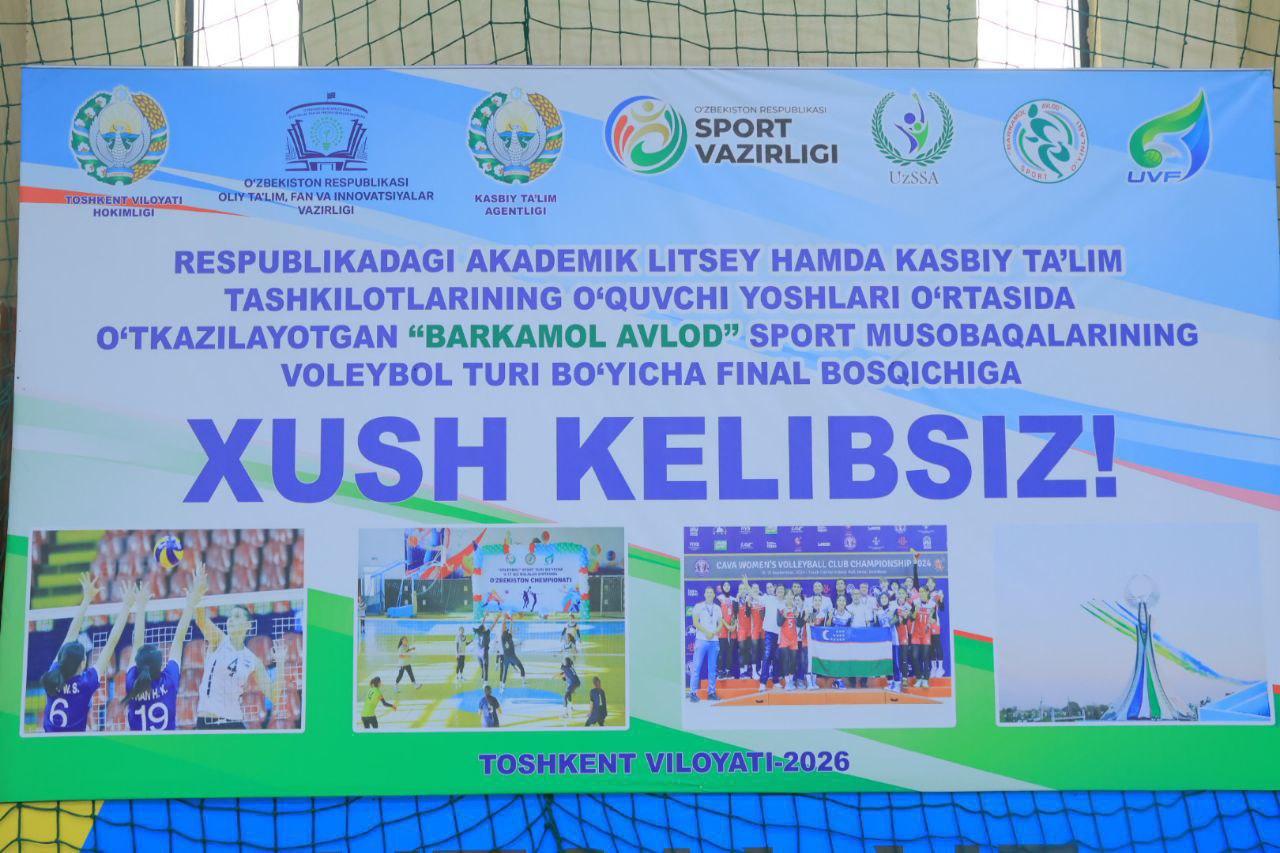 Voleybol bo‘yicha qizlar o‘rtasida respublika final bosqichi boshlandi