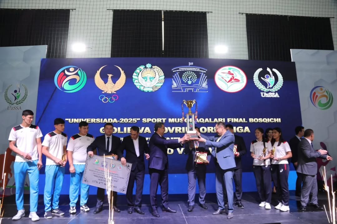  “Universiada–2025” musobaqalari g‘oliblari taqdirlandi