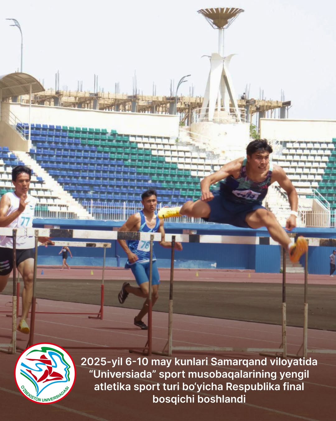 “Universiada” sport musobaqalarining yengil atletika turi bo‘yicha bellashuvlar o‘tkazilmoqda.