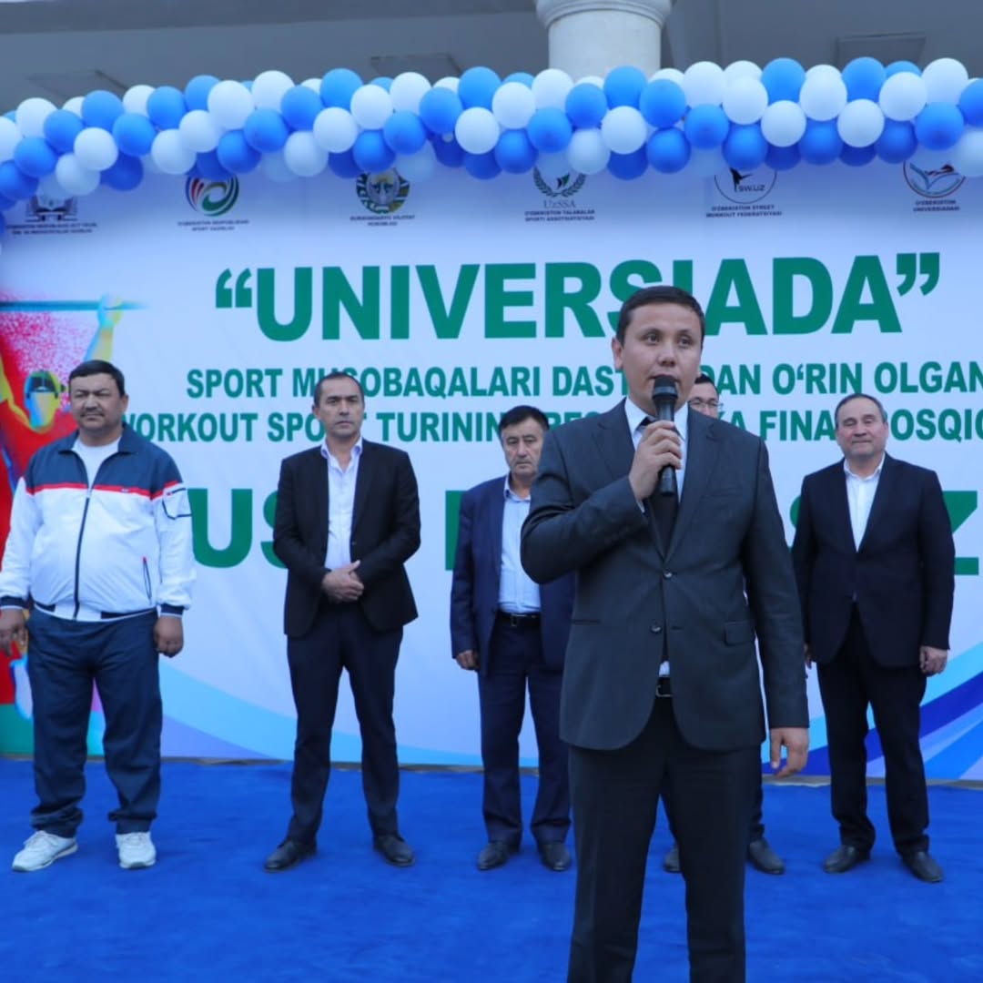 “Universiada–2025” sport musobaqalarining “Workout” sport turi bo‘yicha Respublika final bosqichi o‘z yakuniga yetdi.